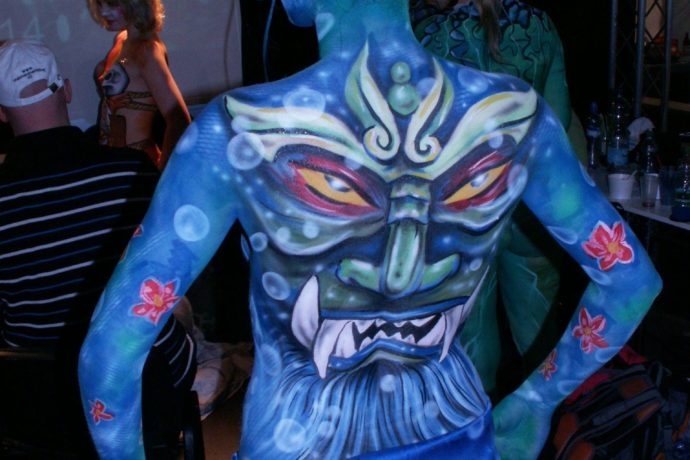 Speciální dětský ateliér s tématem bodypainting