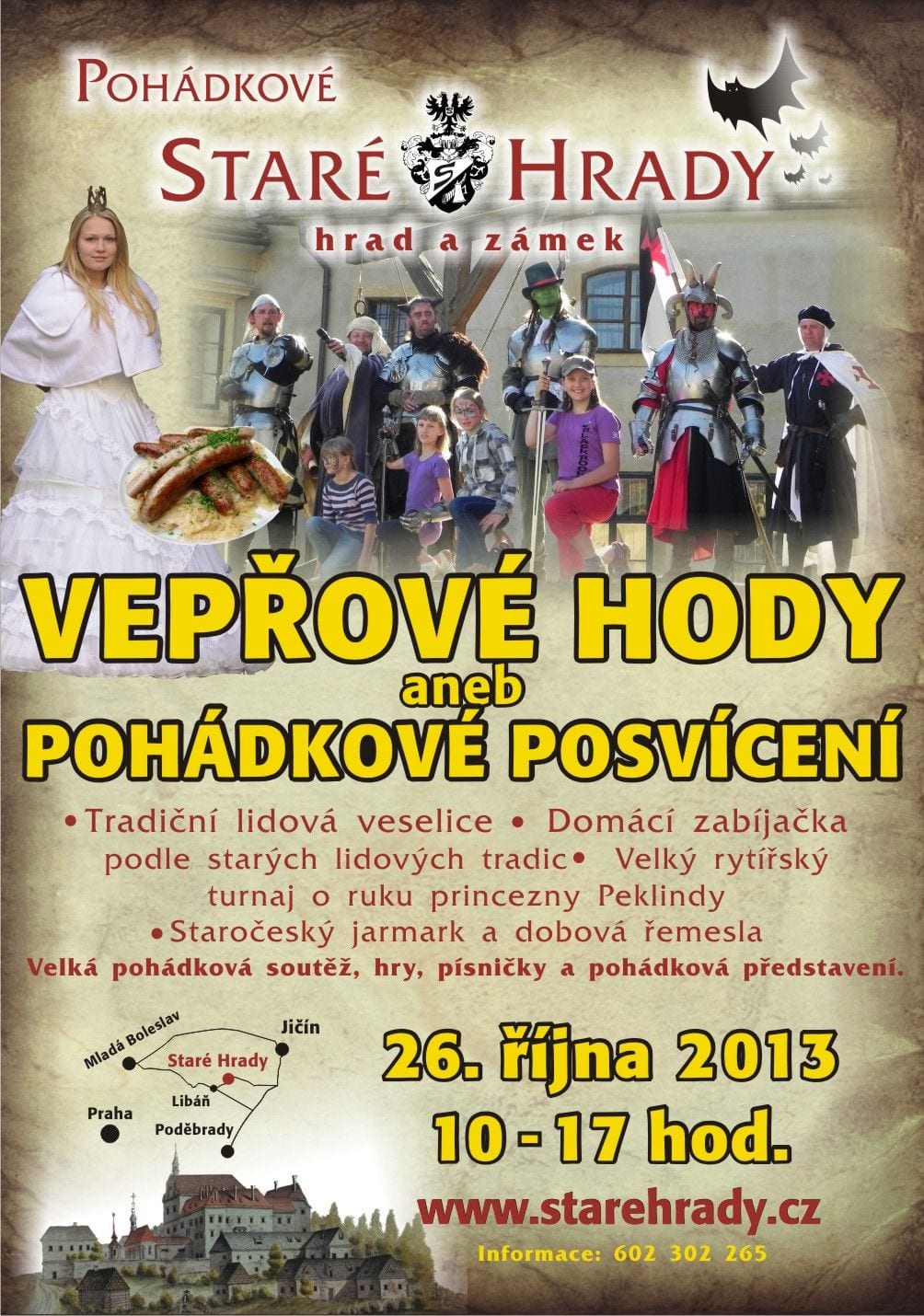2013 plakát Vepřové hody aneb pohádkové posvícení