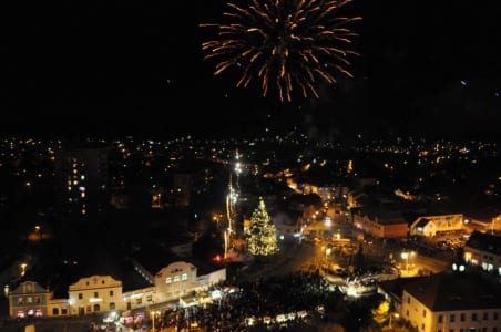 rozsvícení vánočního stromu - foto Karolína Laštovková