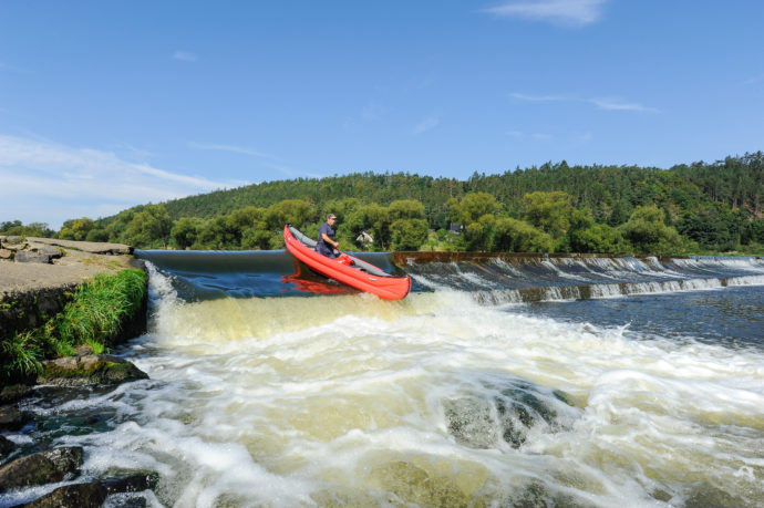 Řeka Berounka a jez u Čechova mlýna, foto: CzechTourism, Jan Hocek