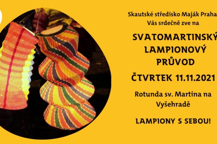 Svatomartinský lampionový průvod na Vyšehradě
