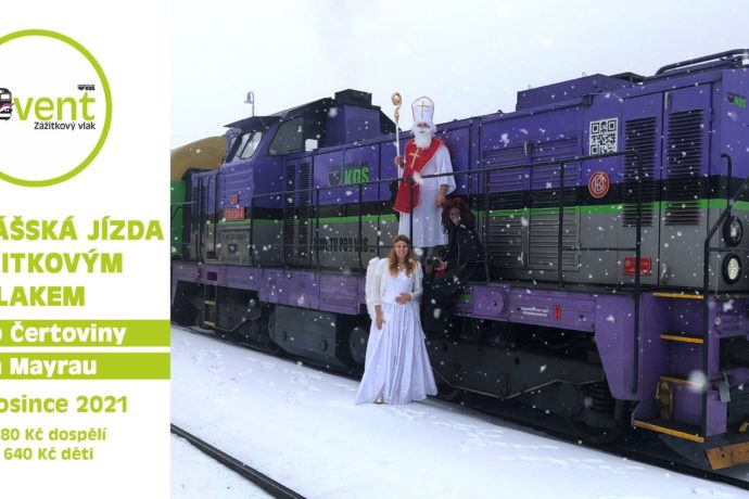Mikulášská jízda Zážitkovým vlakem aneb čertoviny na Mayrau