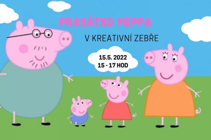 Prasátko Peppa – tvoření pro rodiny s dětmi