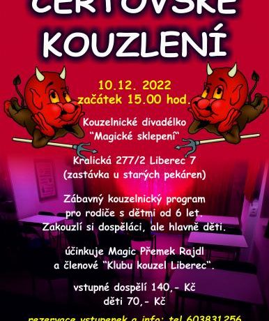 Čertovské kouzlení v Liberci