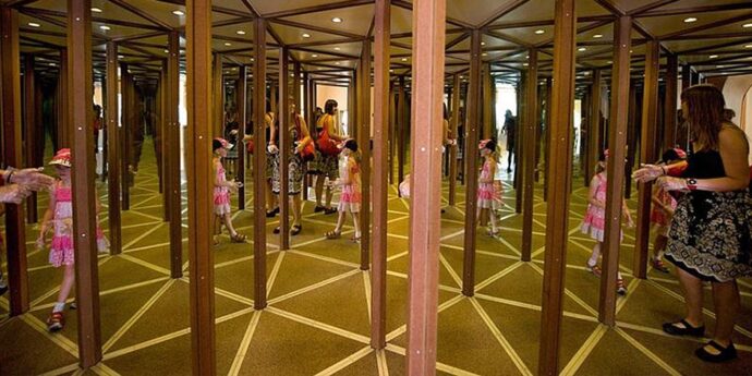  Zrcadlové bludiště v Kroměříži. Foto © Moje Kroměříž