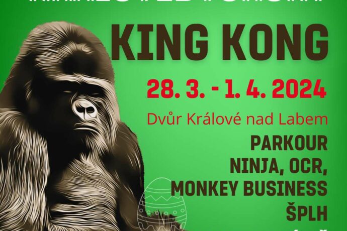 Velikonoční festival překážkových sportů KING KONG ve Dvoře Králové