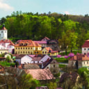 Historické centrum města Týnec nad Sázavou. Foto: ©Martina Hrušková