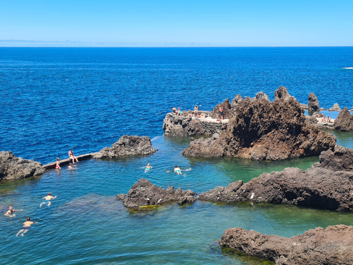 Madeira, koupání Porto Moniz. Foto: ©CK Mundo