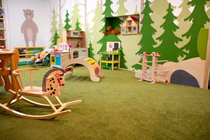 Kavárna Kousek Lesa s hernou pro děti. Foto: ©Dominika Mištíková