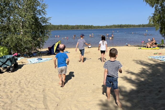 Lužická jezera s dětmi