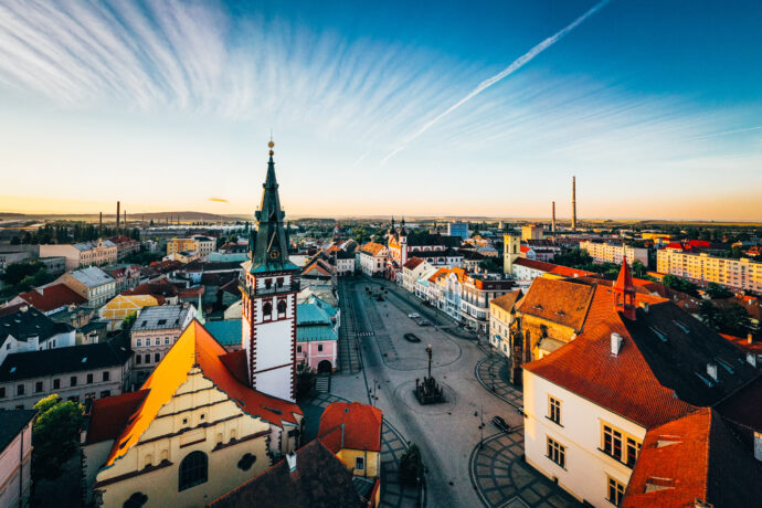 Chomutov - náměstí 1. máje. Foto: ©Chomutov