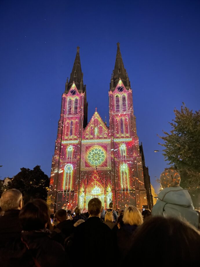 Signal Festival 2022 - videomappingy jsou vždy zážitek. Foto: ©Šárka Kobrynová