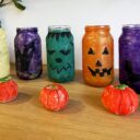 Halloweenské svícny Autor: © K. Pekařová