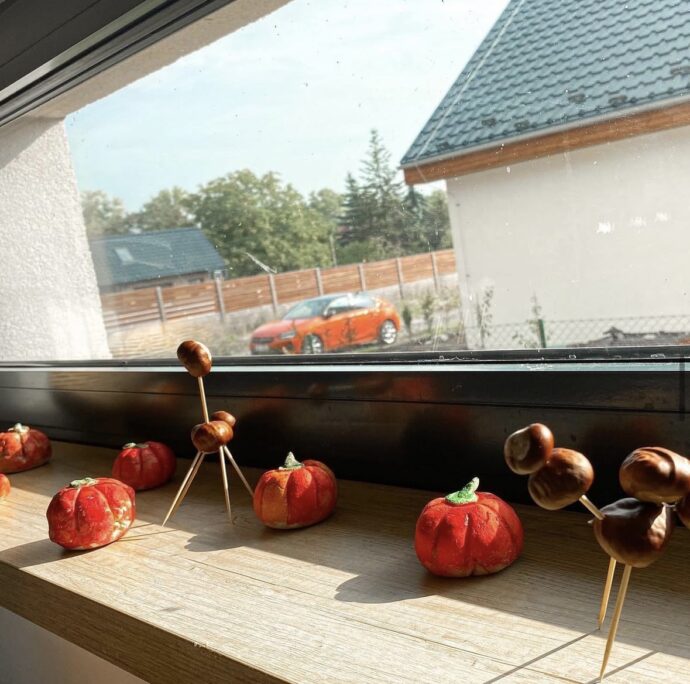 Dýně ze slaného těsta. Halloweenské tvoření. Foto: © K. Pekařová