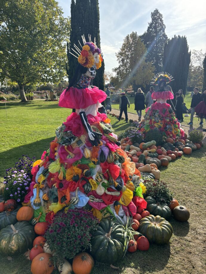 Úžasné exponáty z dýní v mexickém stylu. Botanická zahrada Praha. Foto: © KPek
