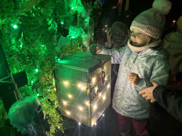 Vstupné do zahrady je dobrovolné. Halloweenská zahrada v Třebenicích. Foto: © KPek