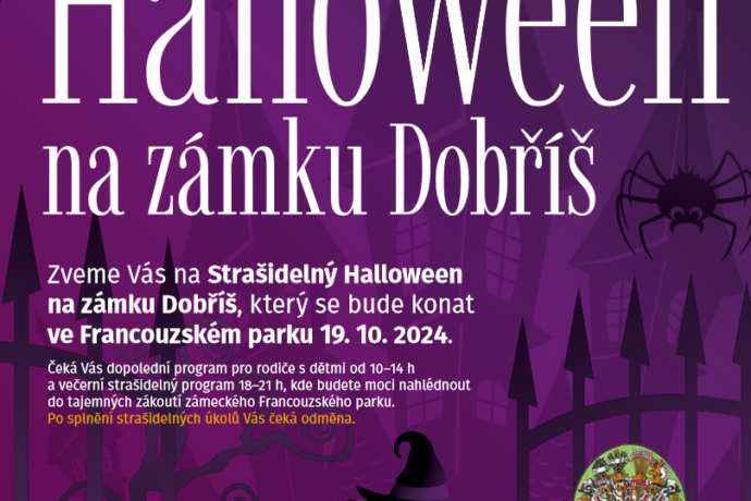 TIP NA VÍKEND: Halloweenská sobota 19. října ve francouzském parku na zámku Dobříš