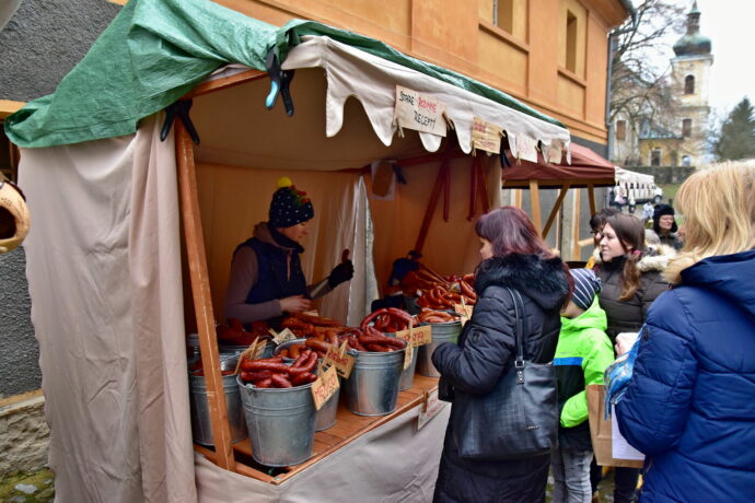 Vánoční trhy v Zubrnicích. Foto: ©Skanzen Zubrnice