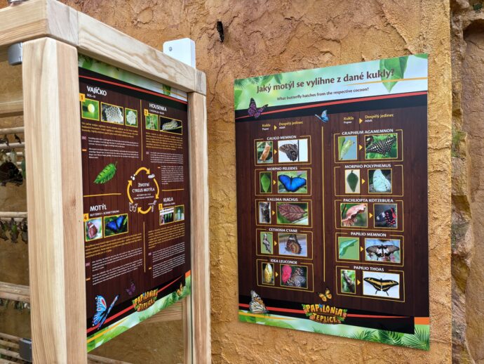 Na cedulí se můžete dozvědět vše, co vás zajímá. Foto: ©K. Pekařová