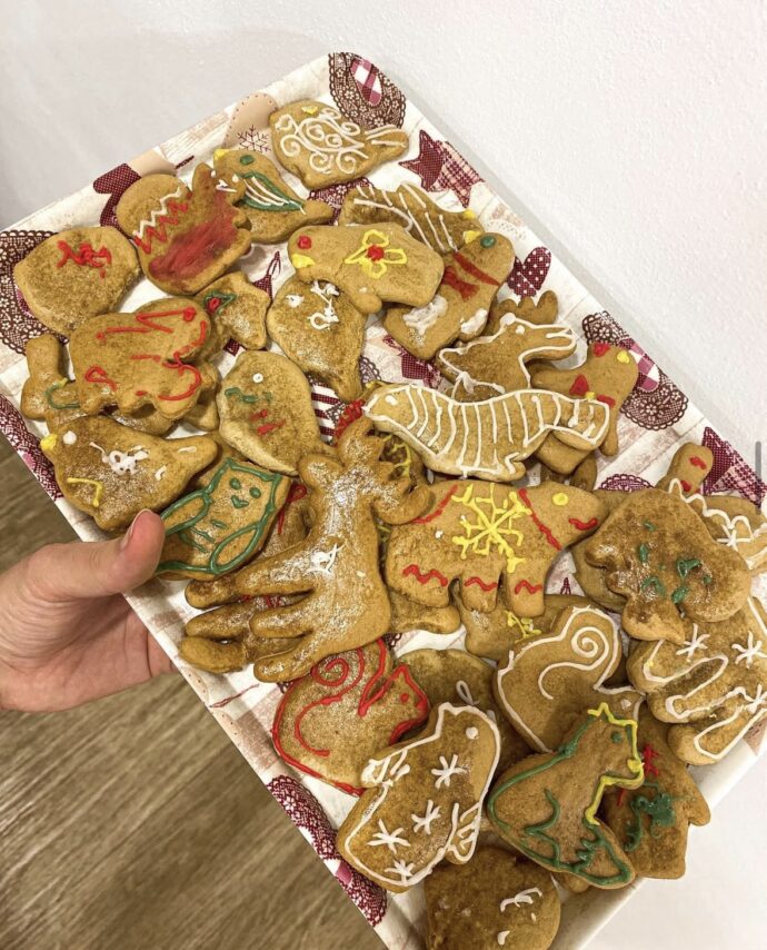 Naše vánoční perníčky zdobené dětmi. Foto:© KPek