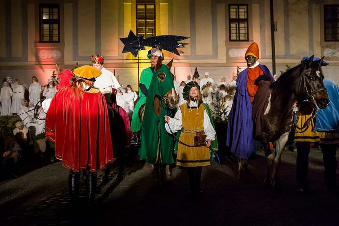 Živý betlém na zámku Český Krumlov. Foto © Zámek Český Krumlov