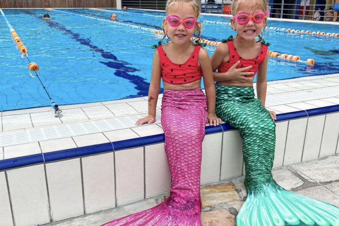 Zkouška mermaidingu v bazénu. Foto: © KPek