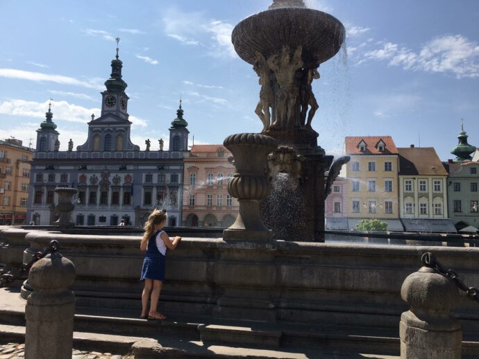 České Budějovice s dětmi. Foto: ©Sabina Huřťáková 