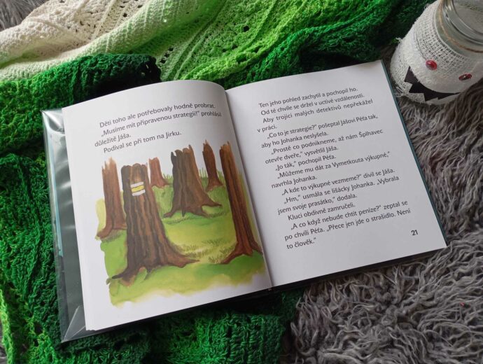 Vymetkout a hradní záhada je kniha, která naše děti moc bavila. Foto: ©Sabina Huřťáková