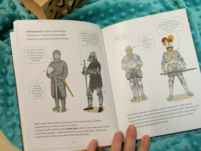 V knize Po stopách české šlechty děti snáze pochopí, jak šlechta žila. Foto: ©Sabina Huřťáková