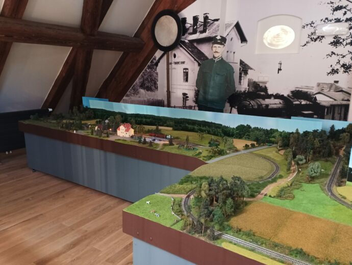 Expozici Z Borovan vlakem tam a zase zpátky. Foto: ©Sabina Huřťáková