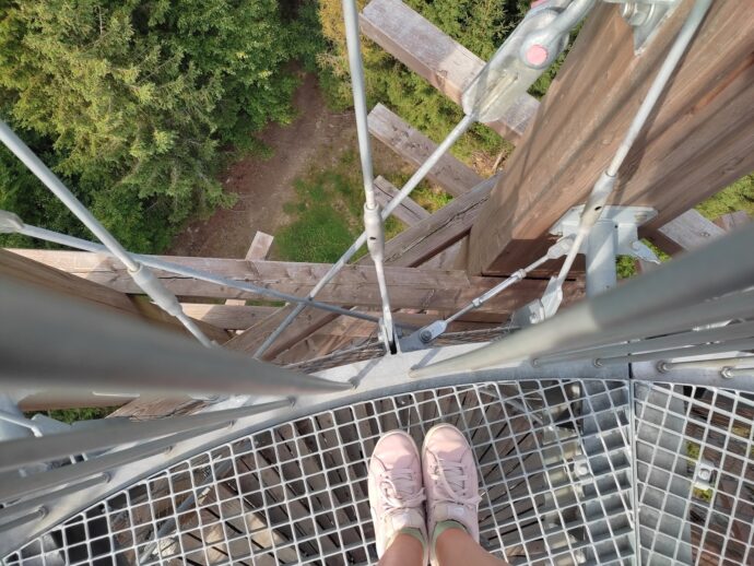 Rozhledna Hradiště u Kaplice, Českokrumlovsko. Foto: ©Sabina Huřťáková