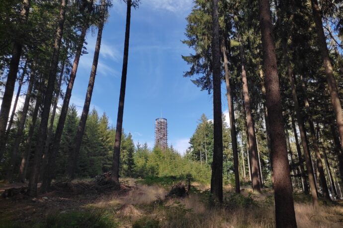 Rozhledna Hradiště u Kaplice, Českokrumlovsko. Foto: ©Sabina Huřťáková