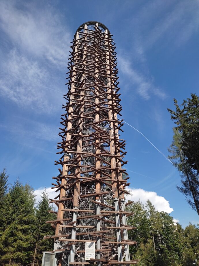 Rozhledna Hradiště u Kaplice, Českokrumlovsko. Foto: ©Sabina Huřťáková