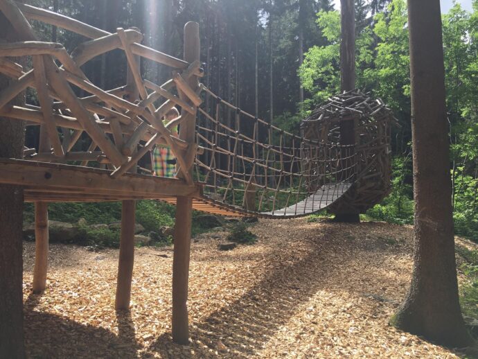 Areál lesních her u Prachatic. Foto: ©Sabina Huřťáková