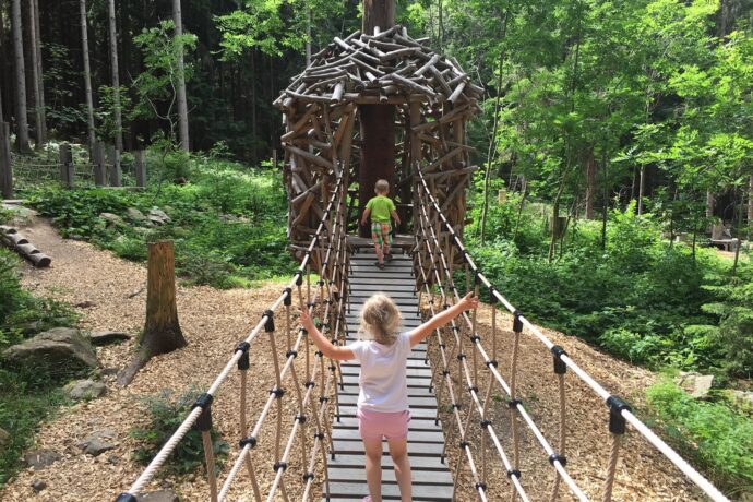 Areál lesních her u Prachatic. Foto: ©Sabina Huřťáková