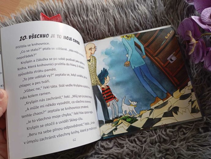 Kryšpín Kůstek a prokletí knihovního psa. Foto: ©Sabina Huřťáková