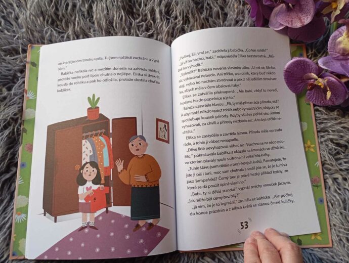 Bylinková babička — Lucie Hlavinková, Alžběta Z. Göbelová. Foto: ©Sabina Huřťáková