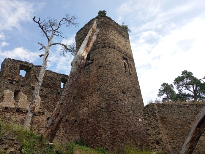 Zřícenina hradu Gutštejn. Foto: ©Sabina Huřťáková