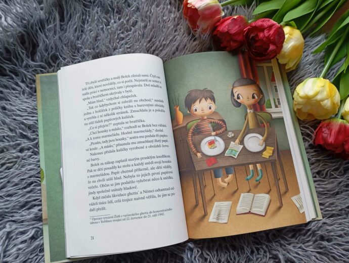 Kniha Děti z náměstí Tří křížů. Foto © se souhlasem Sabina Huřťáková