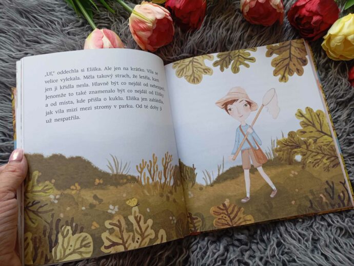 Kniha Jak motýlí víla ztratila jméno. Foto © se souhlasem Sabina Huřťáková