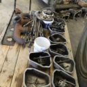 Detail práce na motoru TATRA 928