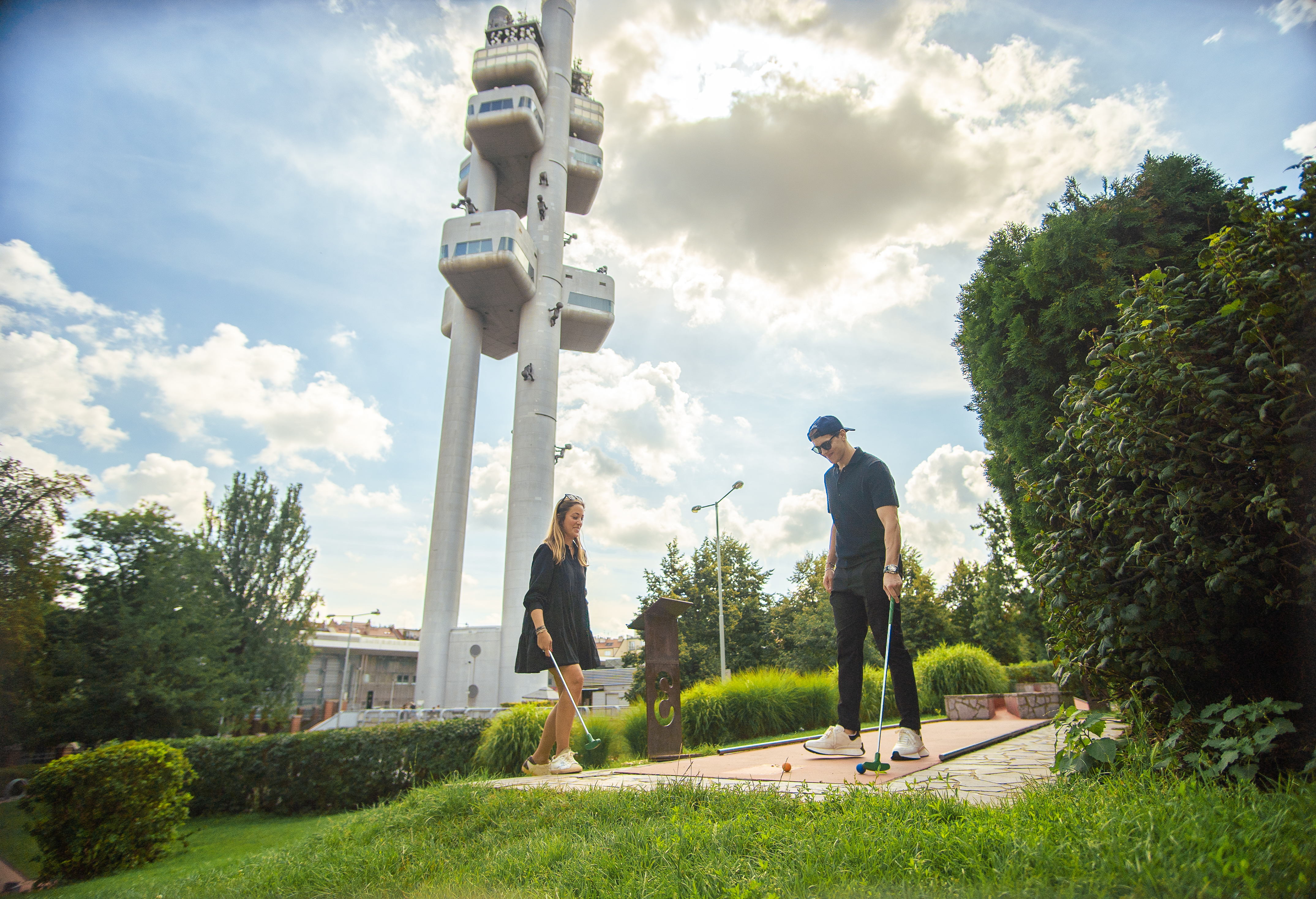 Žižkovská věž, Tower Park Praha. Foto: ©OREATHEA