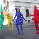 Komedianti v ulicích. Foto: ©Tábor