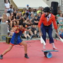 Komedianti v ulicích. Foto: ©Tábor