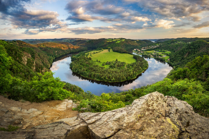 VLTAVA a okolí, Solenická podkova - vyhlídka. Foto: © Národní památkový ústav