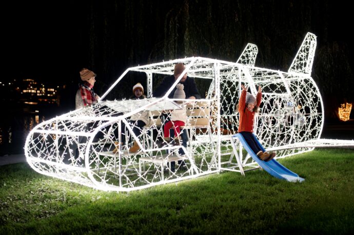 Světelný vesmír, Dolní Vítkovice. Foto: ©DECOLED