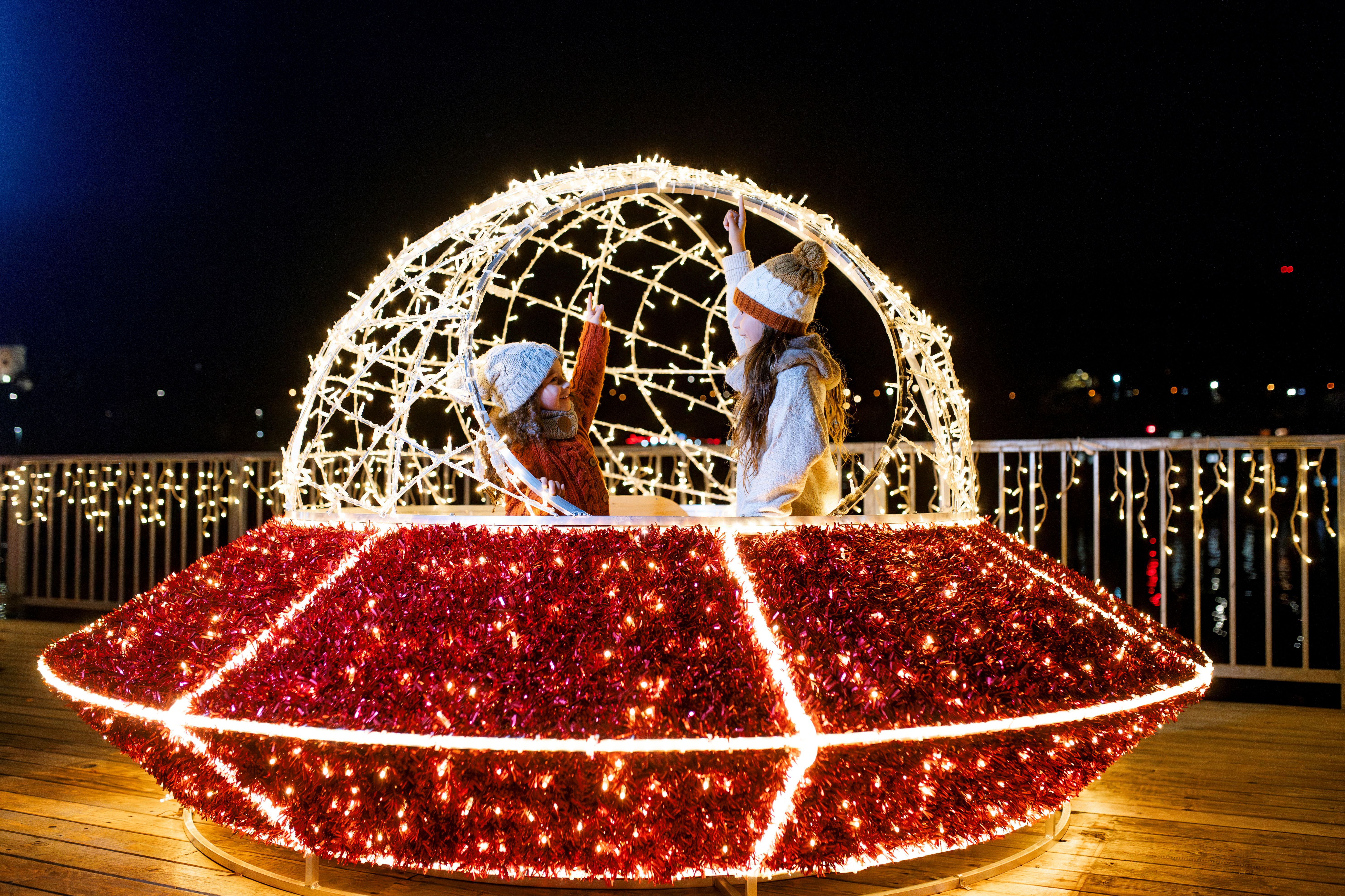 Světelný vesmír, Dolní Vítkovice. Foto: ©DECOLED