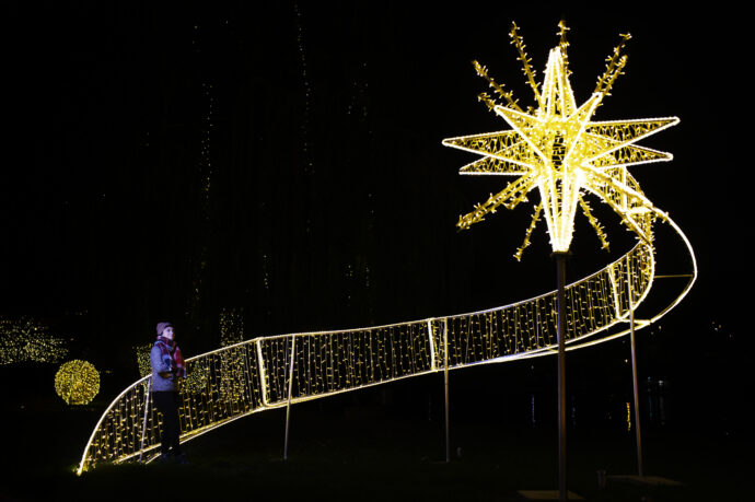 Světelný vesmír, Dolní Vítkovice. Foto: ©DECOLED