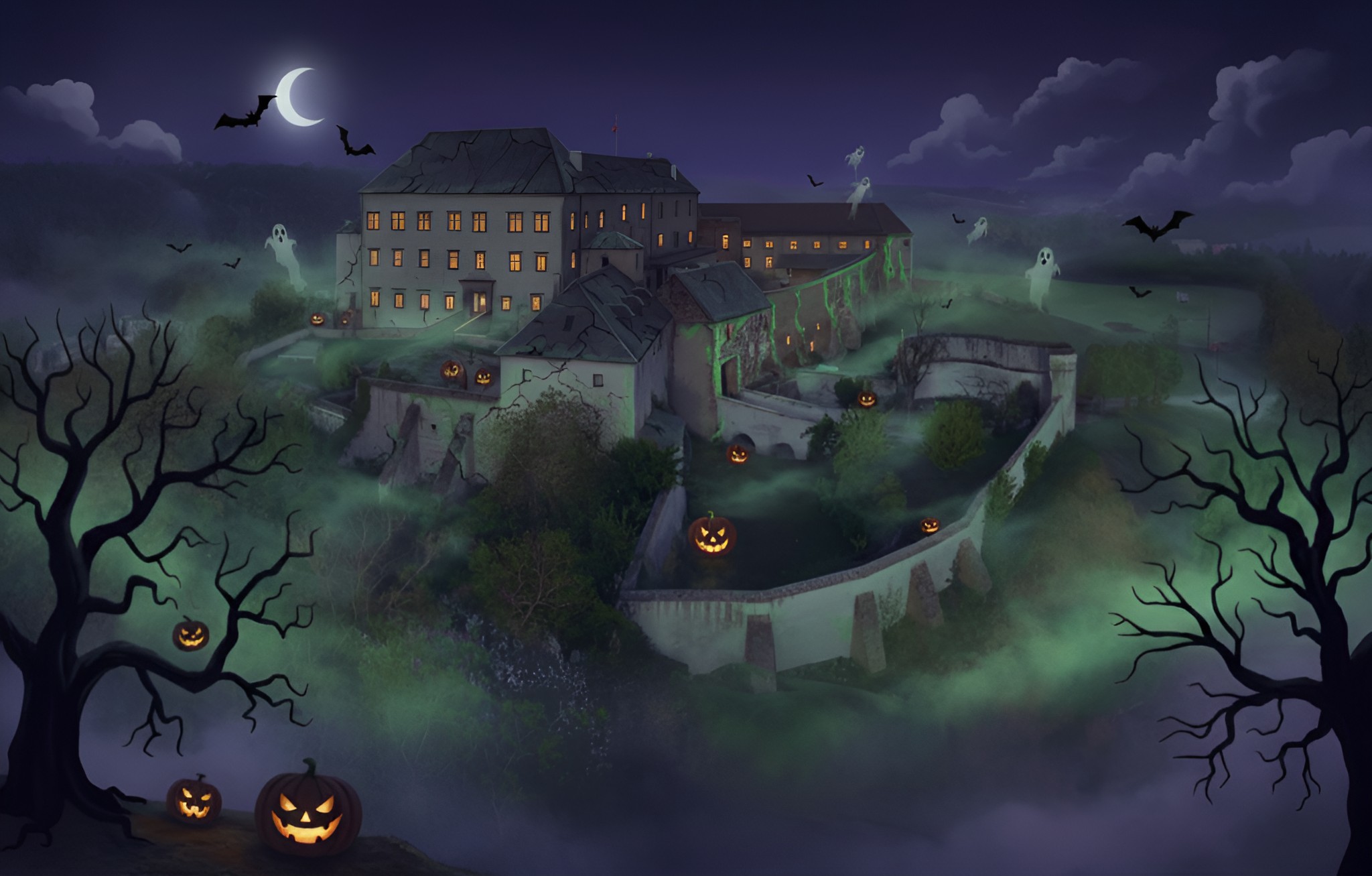 Strašidelný zámek Dolní Kounice. Foto: ©Dolní Kounice