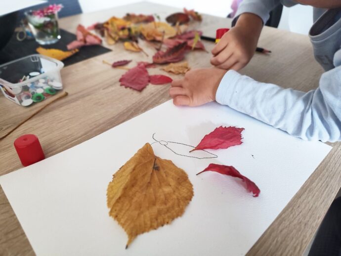 Zvířátka z listí. Foto: © Foto se svolením Lucie Stříbrná